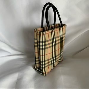 Mini Burberry Nova Check Tote